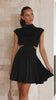 Women’s Mini A-Line Dress with Pleated Skirt