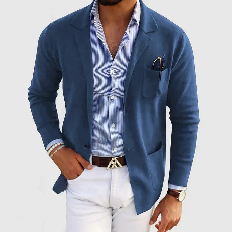 Dan Men’s Blazer – Modern Elegance with Casual Sophistication