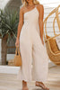 Women’s One-Shoulder Jumpsuit with Wide-cut Pants