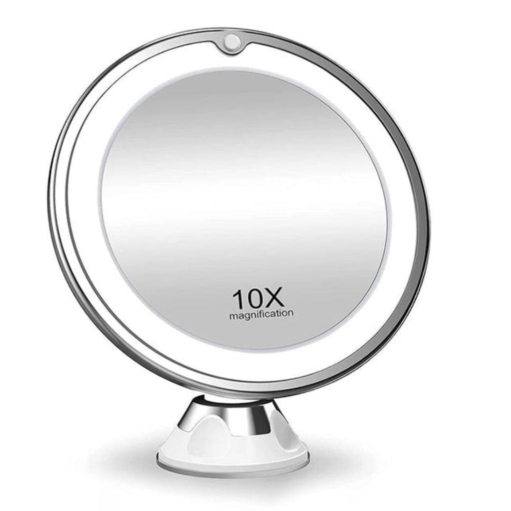 LED Makeup Vanity Mirror with 10x Magnification