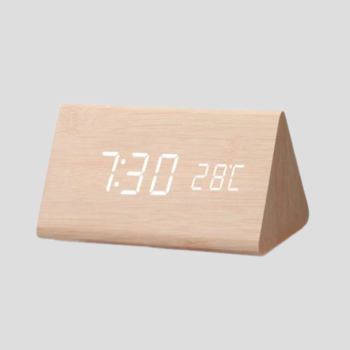 Alarm Clock LED Display with Voice Control