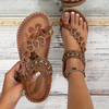 Women’s Thong Sandals with Heart Pattern Straps