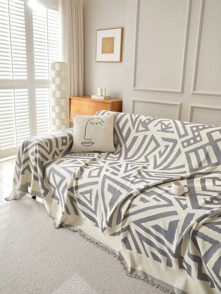 Bohemian Style Chenille Sofa Towel