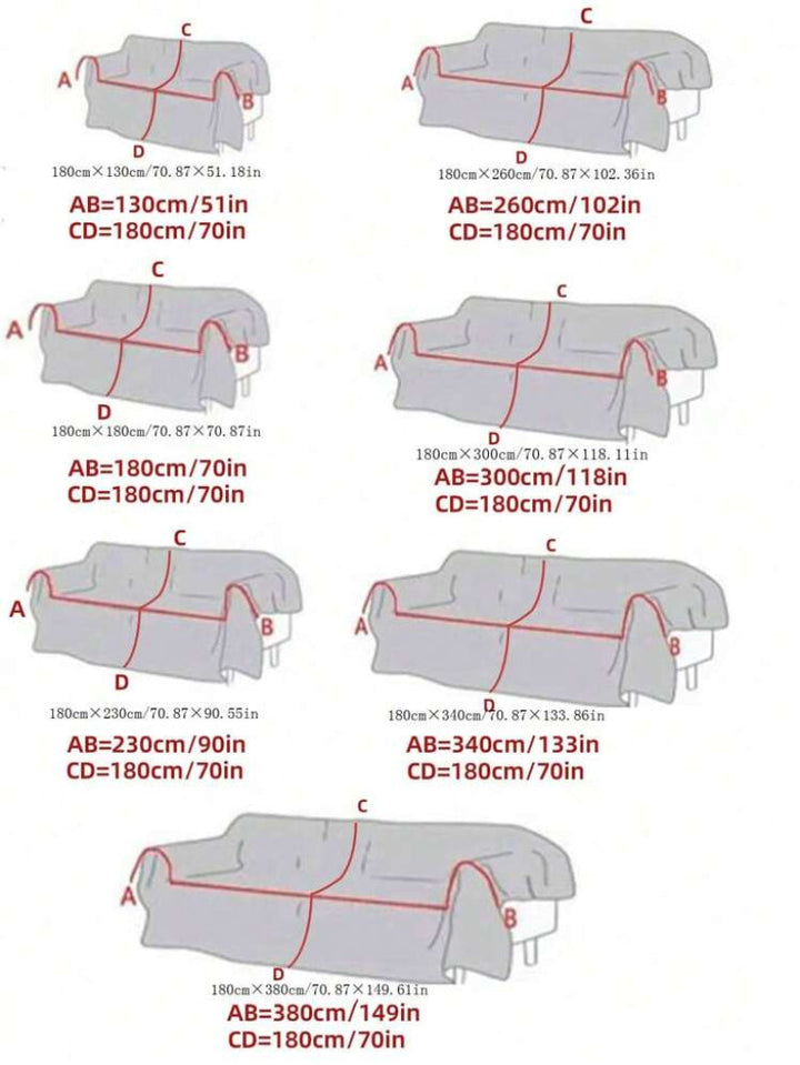 Bohemian Style Chenille Sofa Towel