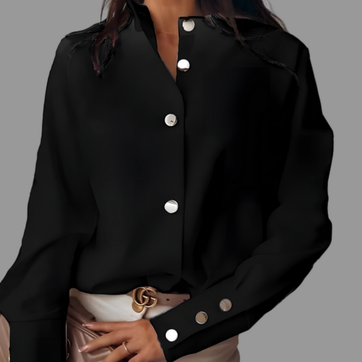 Women’s Button Down Puffer Shirt