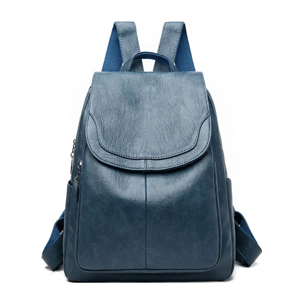Anti-theft Leather Backpack for Stylish Women