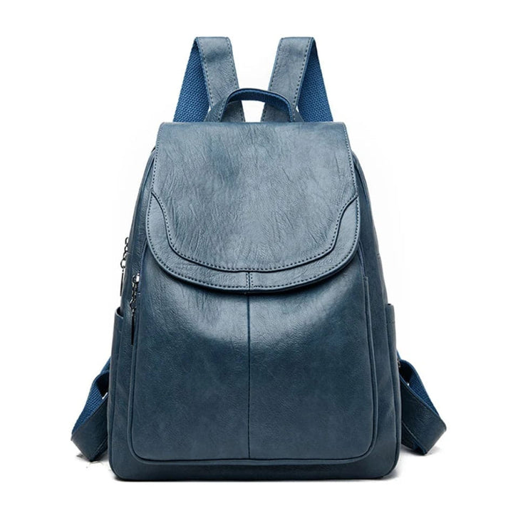 Anti-theft Leather Backpack for Stylish Women