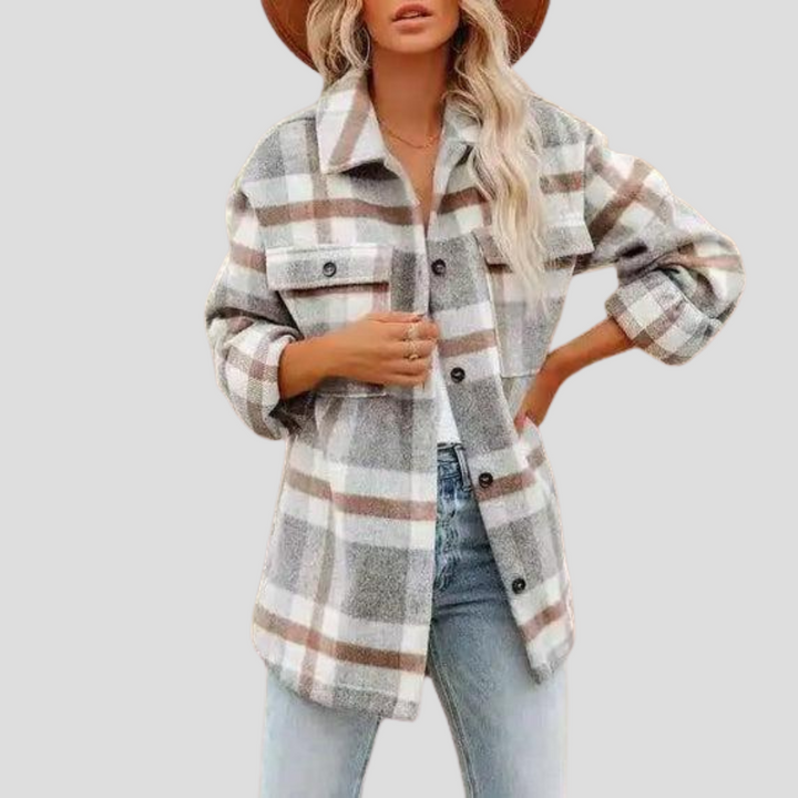 Women’s Plaid Overshirt