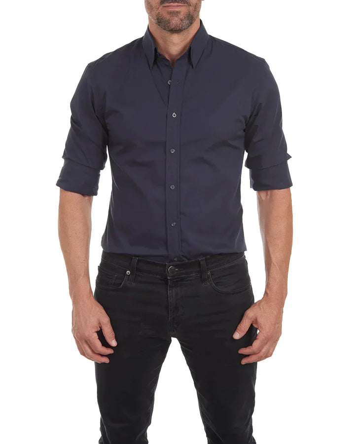 Men's Long-Sleeve Button-Down Shirt
