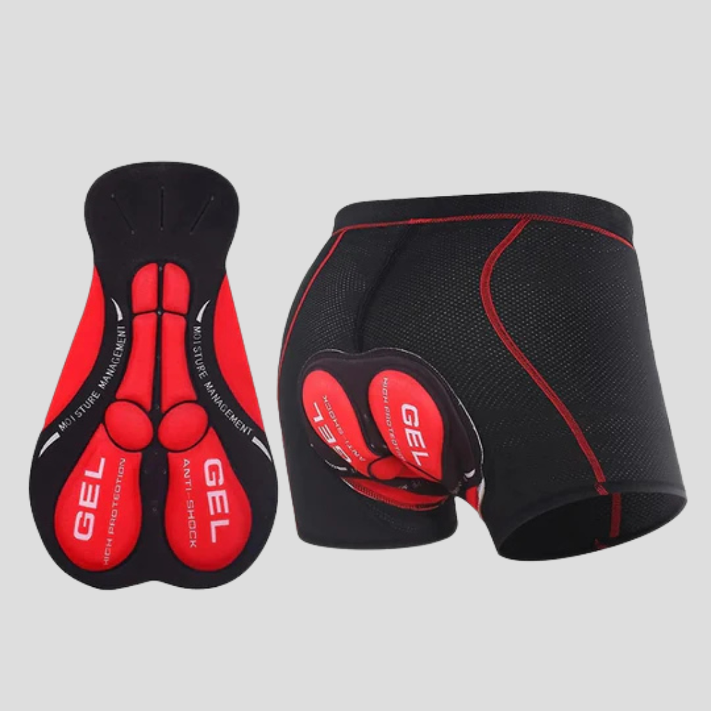 Unisex Gel-Padded Cycling Undershorts