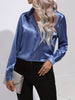 Women’s Long-Sleeved Blouse with Collar