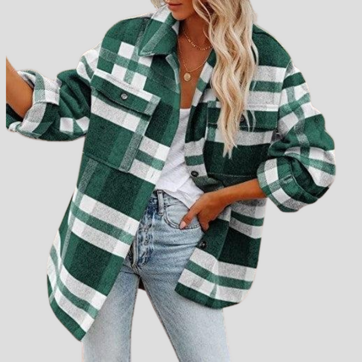 Women’s Plaid Overshirt