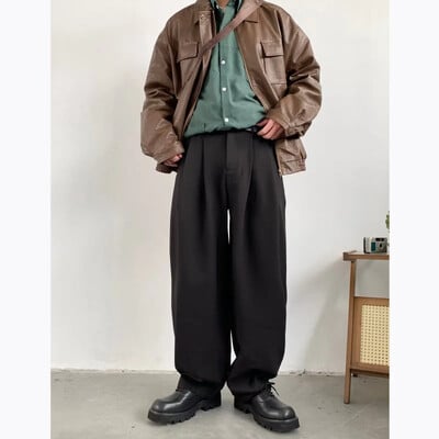 Men’s Plain Wide Cut Trousers
