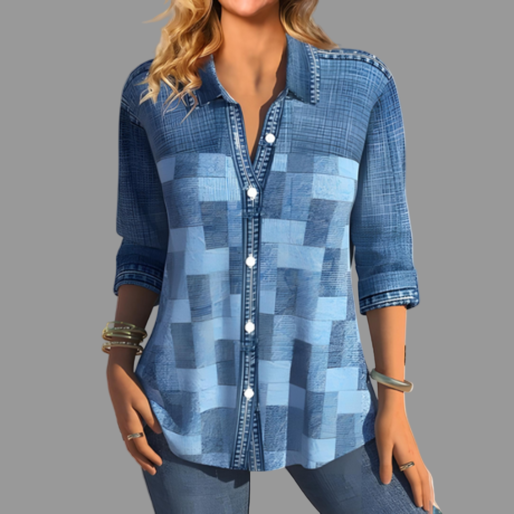 Women’s Button Fasten Down Blouse