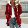 Women's Plush Hooded Jacket – Cozy Warmth & Everyday Style