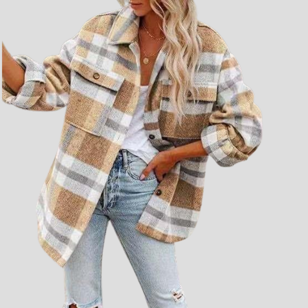 Women’s Plaid Overshirt