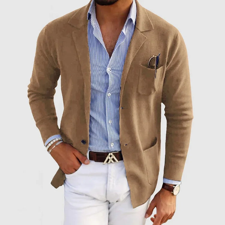Dan Men’s Blazer – Modern Elegance with Casual Sophistication