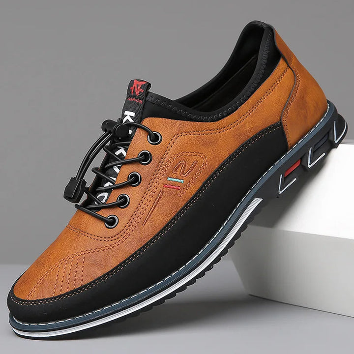Men’s Vegan Leather Lace-Up Shoes