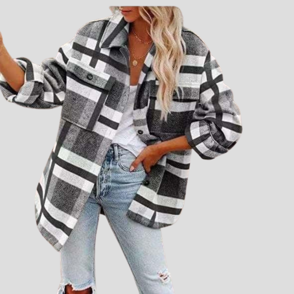 Women’s Plaid Overshirt