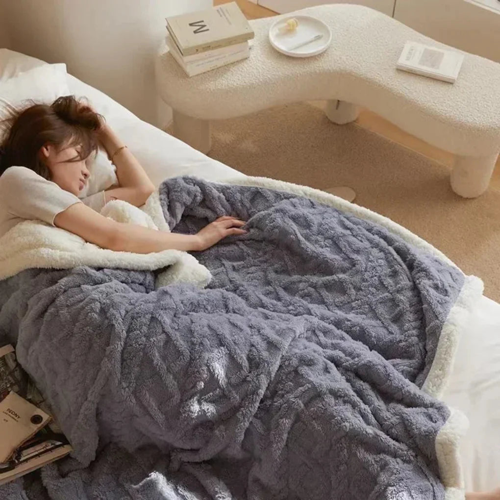 Thick Winter Lambswool Blanket