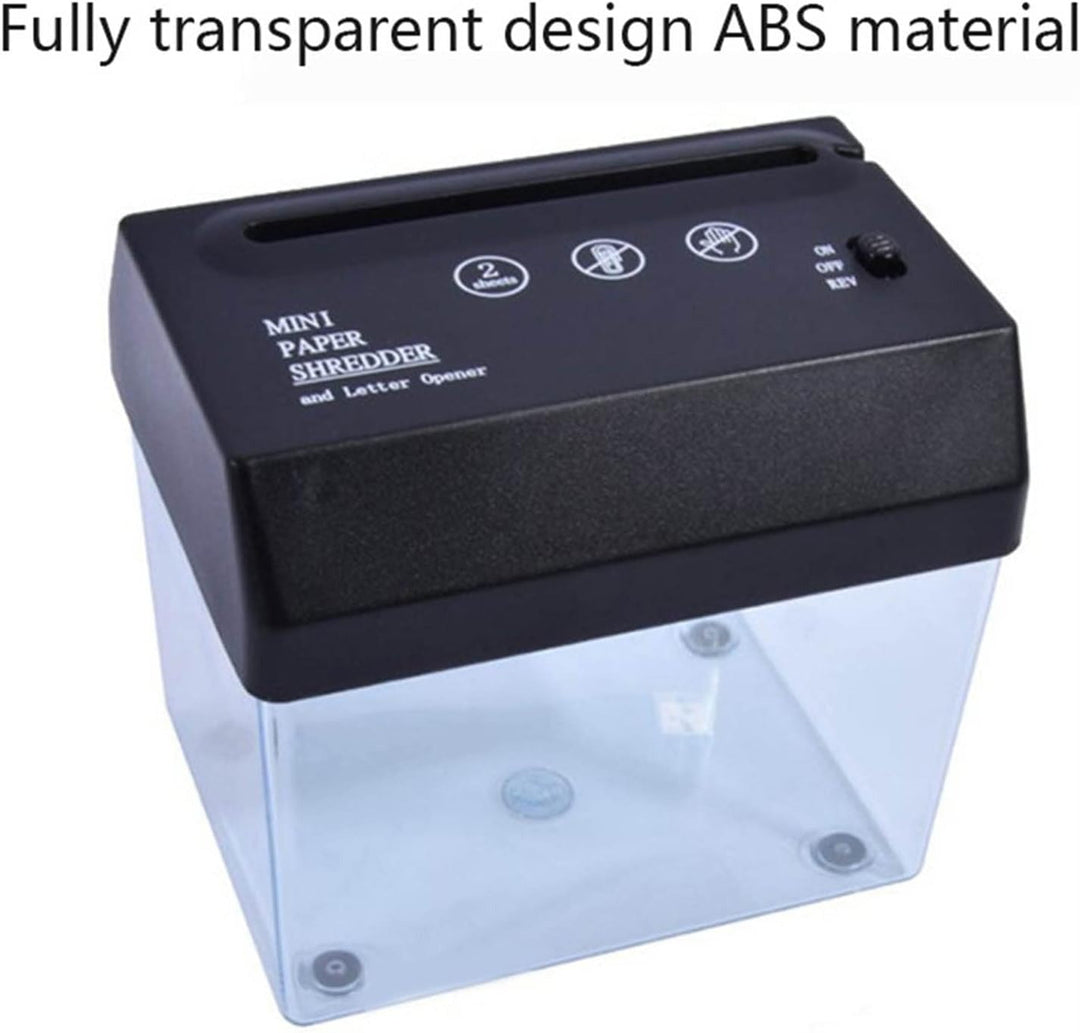 Mini Desktop Paper Shredder – Compact, Quiet, and Efficient