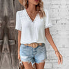 Wendy Lace Short Sleeve Blouse – Elegant and Comfortable