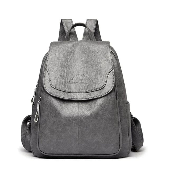 Anti-theft Leather Backpack for Stylish Women