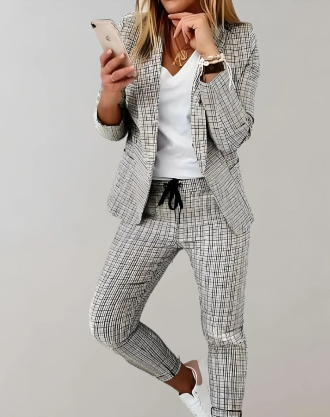 Blazer and Trousers Set for Women