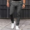 Men’s Business Trousers with Mid-Rise Waist