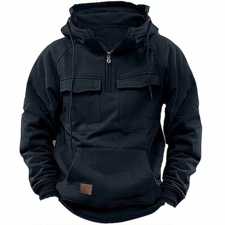 Retro Motorcycle Hoodie for Men Rugged Style Meets Everyday Comfort