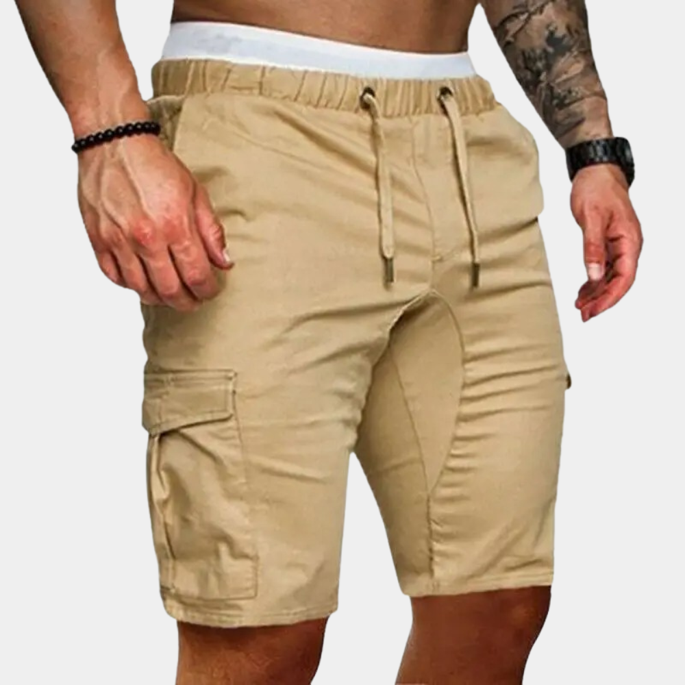 Men's Cargo Shorts with Drawstring