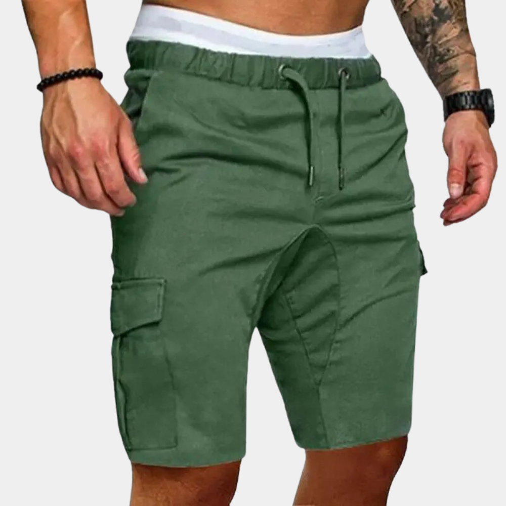 Men's Cargo Shorts with Drawstring