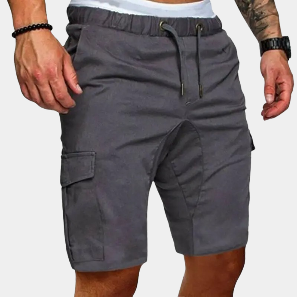 Men's Cargo Shorts with Drawstring