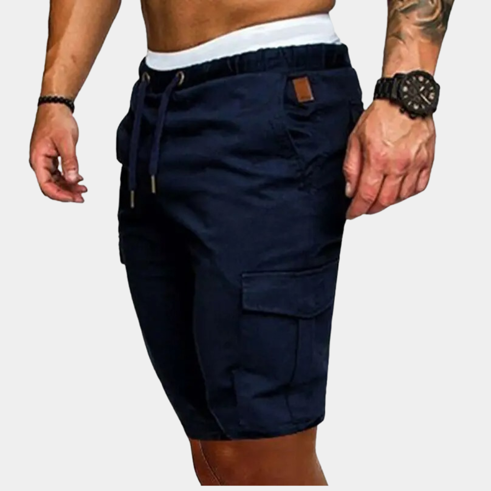 Men's Cargo Shorts with Drawstring
