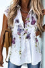 Women’s Butterfly Print Button-Down Shirt