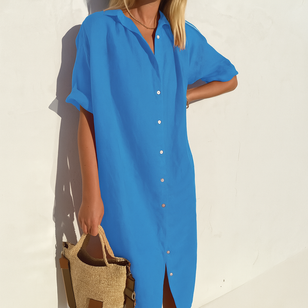 Women’s Linen Shirt Dress