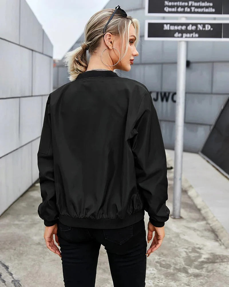 Classic Bomber Jacket for Women