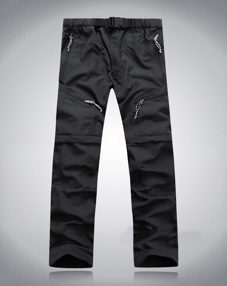 Men’s Zip-Off Trousers with Pockets