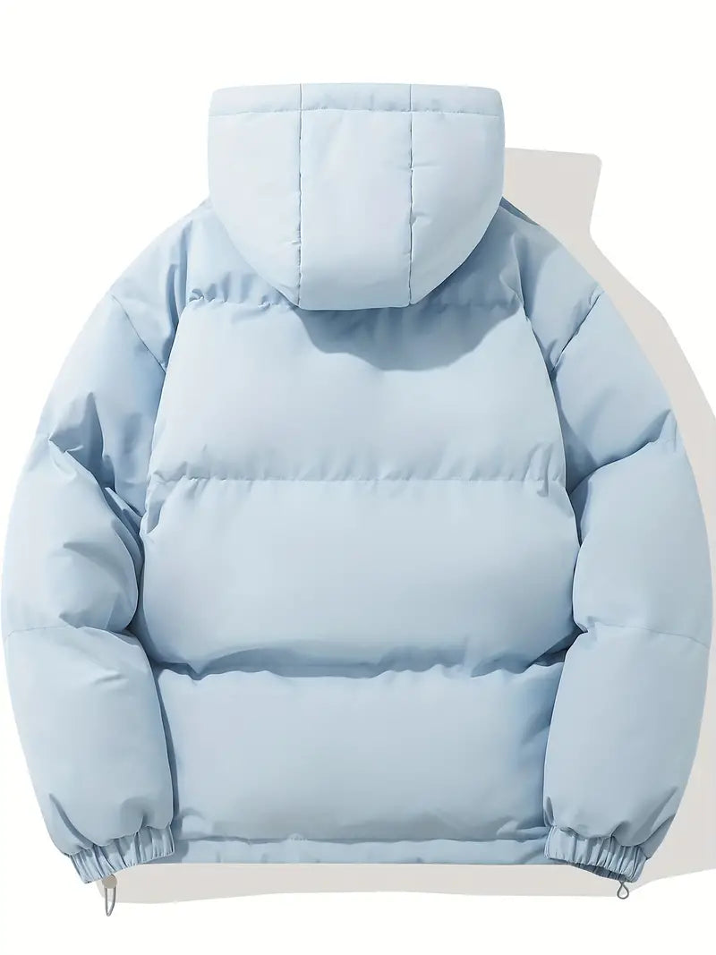 Women’s padded winter jacket with high collar and full zip