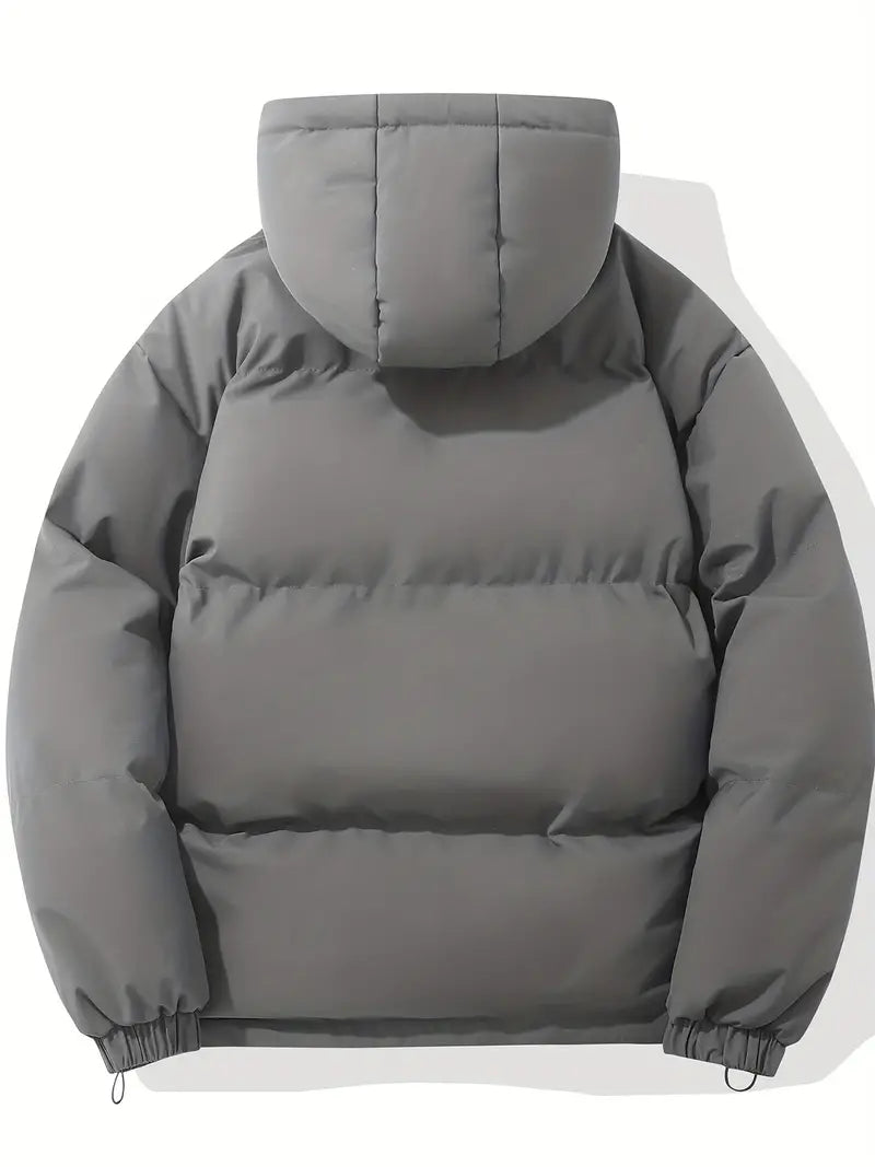 Women’s padded winter jacket with high collar and full zip