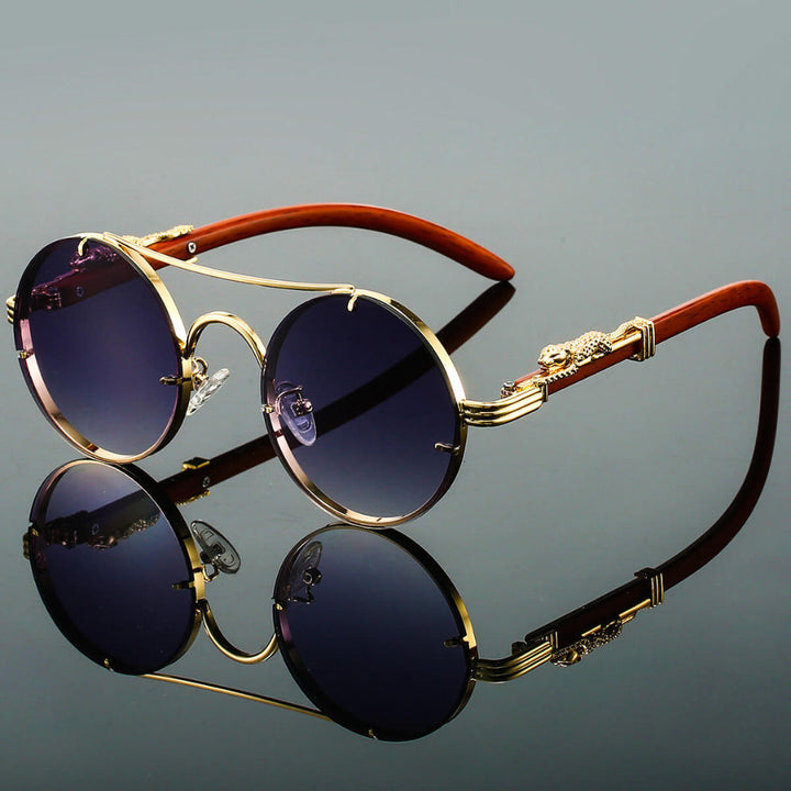 Retro Sunglasses Made of Metal