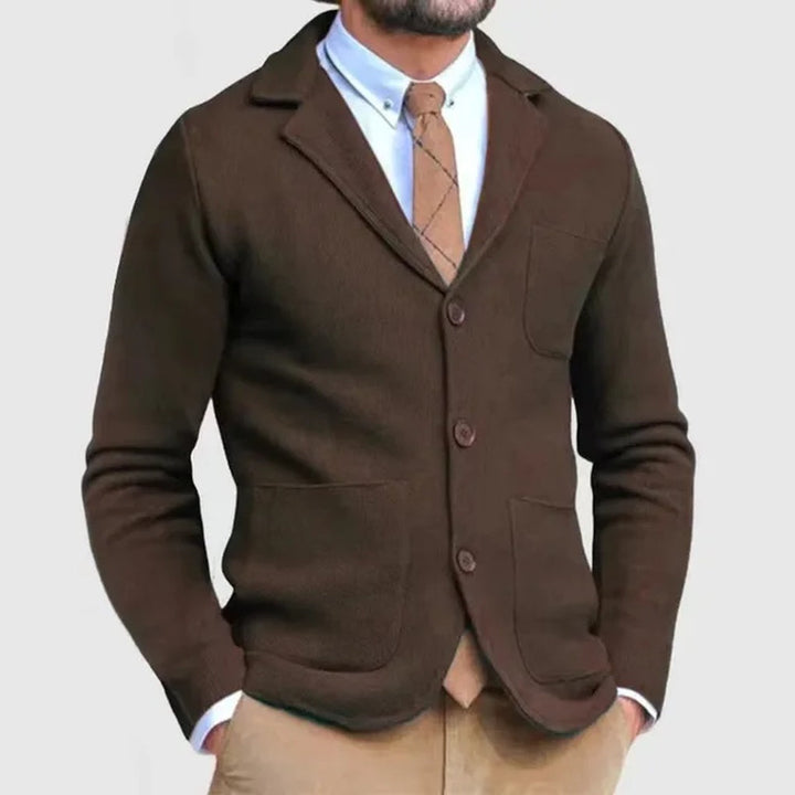 Men’s Knitted Blazer – Refined Style