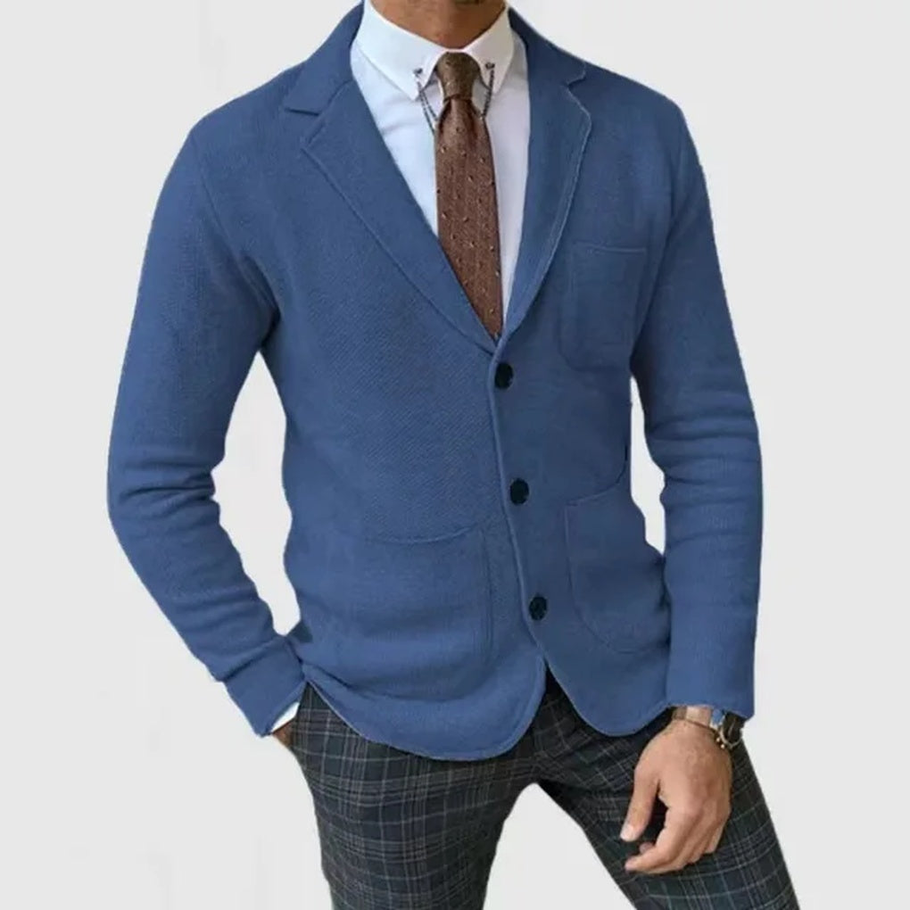 Men’s Knitted Blazer – Refined Style