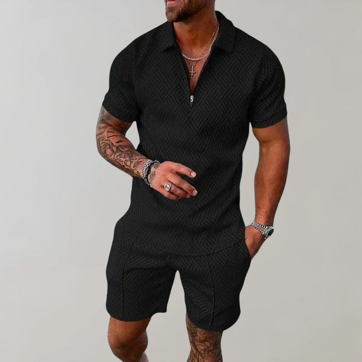 Two-Piece Summer Set for Men Casual Comfort Designed for Summer Days