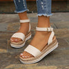 Women’s Platform Sandals with Ankle Strap