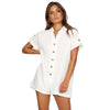 Women’s Short Jumpsuit with Button-Down Closure