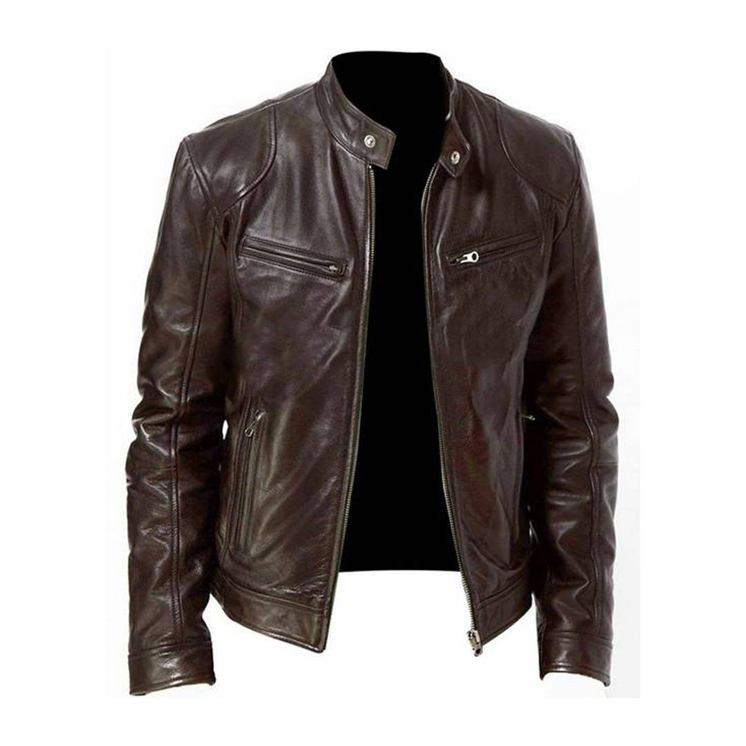 Casual Leather Jacket for Men