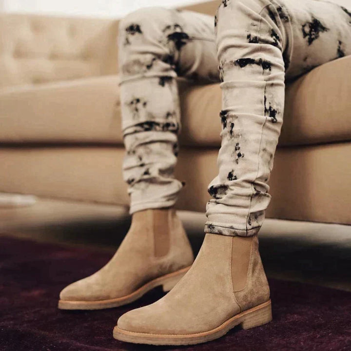 Suede Chelsea Boots for Men