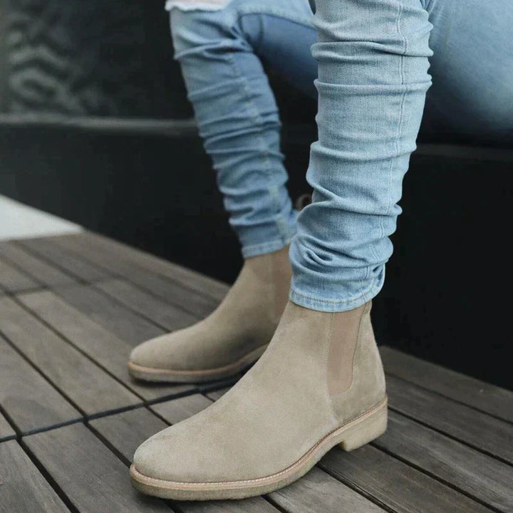 Suede Chelsea Boots for Men