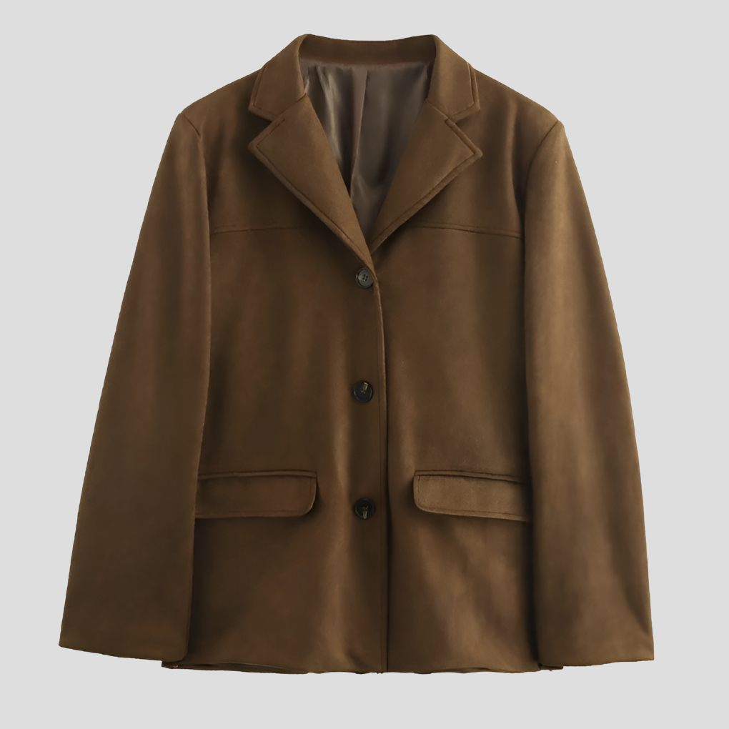 Oversized Brown Trenchcoat – Classic Vintage Style